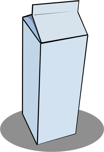 Mléko kartonu vektorový obrázek